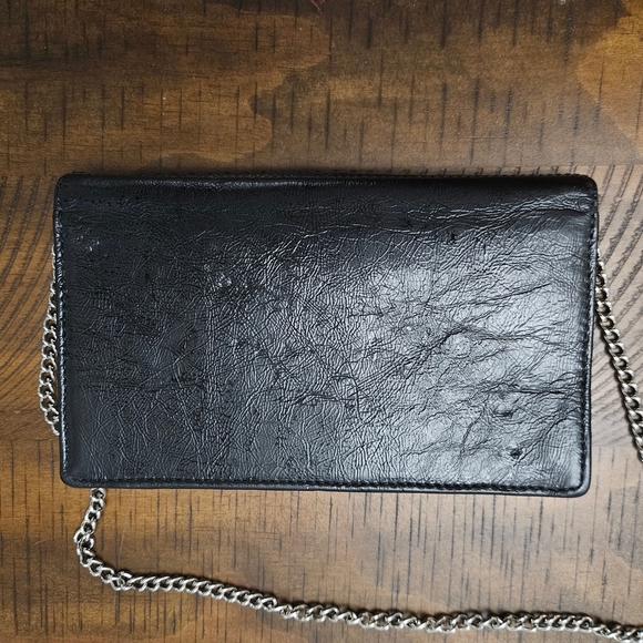 Coach Black Patent Leather Convertible Clutch Crossbody Bag - Picture 4 of 6